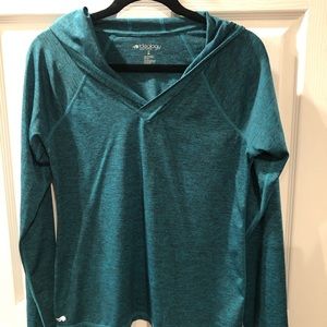 Idealogy green dry fit with hood